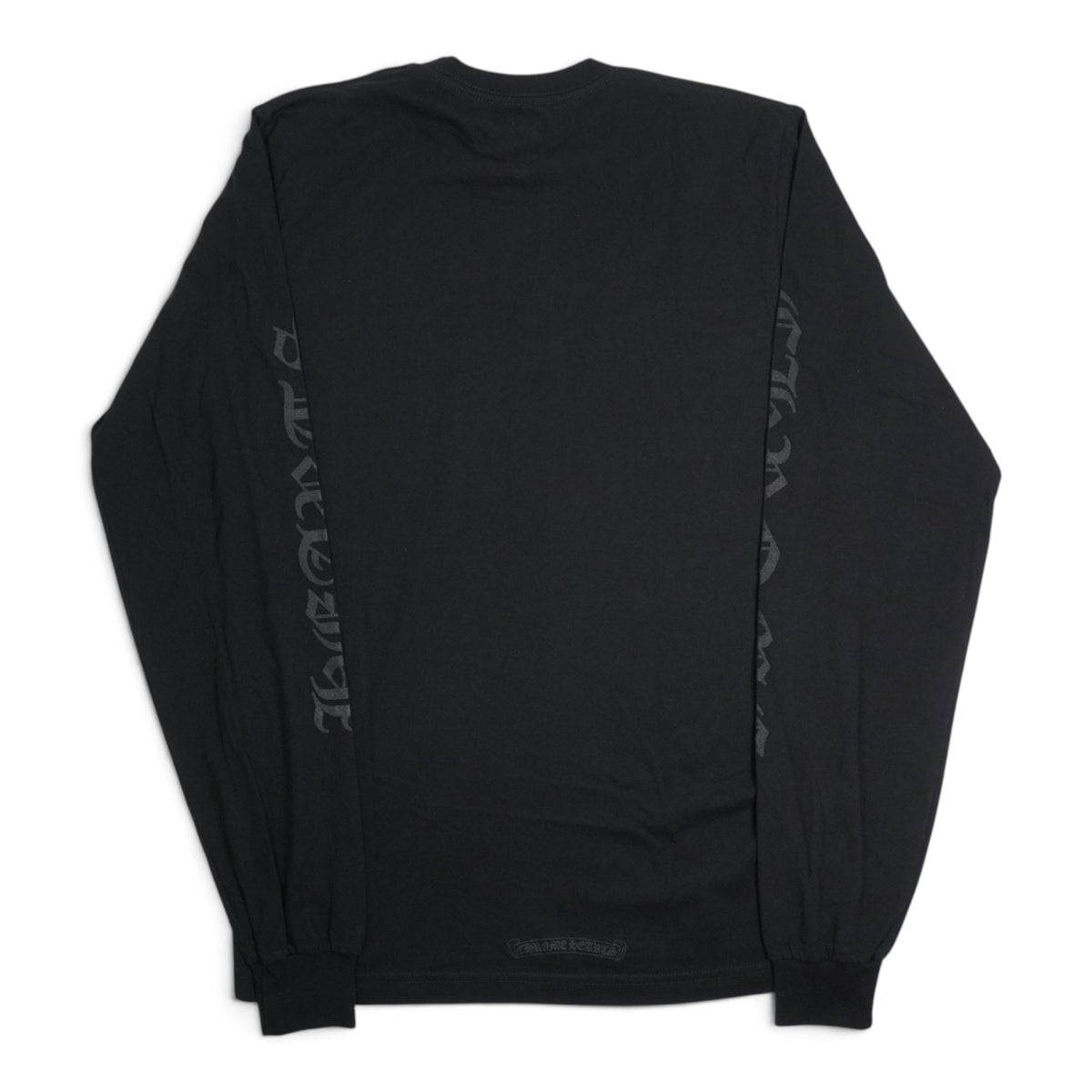 ネックロゴ袖プリント 【カットソー】【ブラック×ブラック】【新品】 SIZE:M