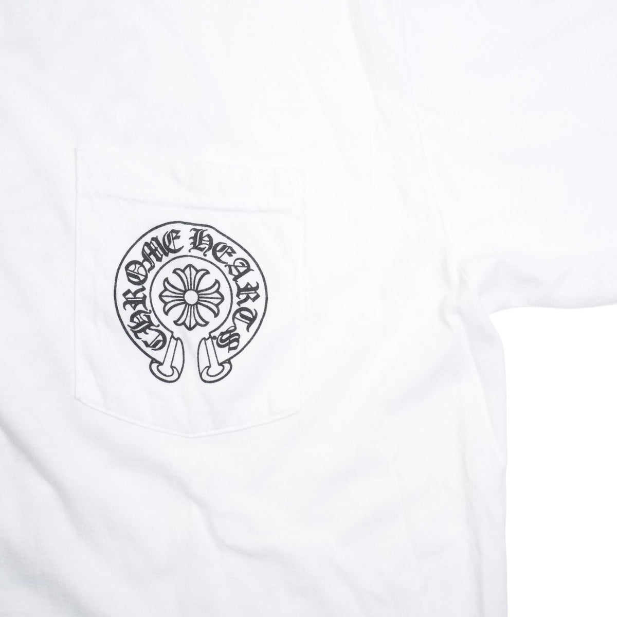ホースシューバックプリント 【Tシャツ】【ホワイト】 SIZE:L
