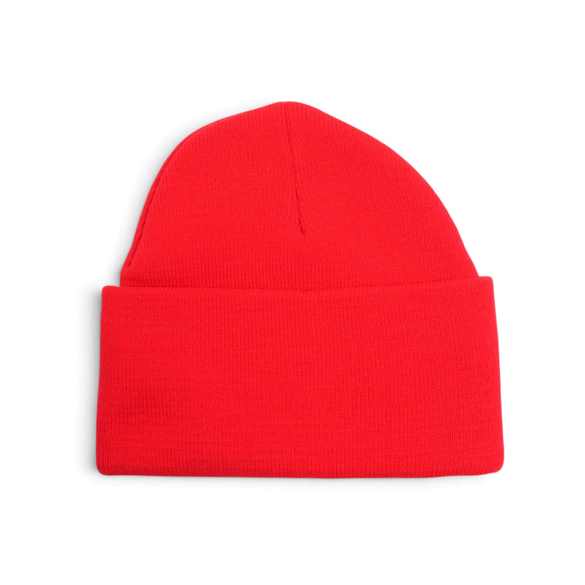 ロゴ刺繍 【ニット帽/ビーニー/WATCH CAP】【レッド】 SIZE:ONE