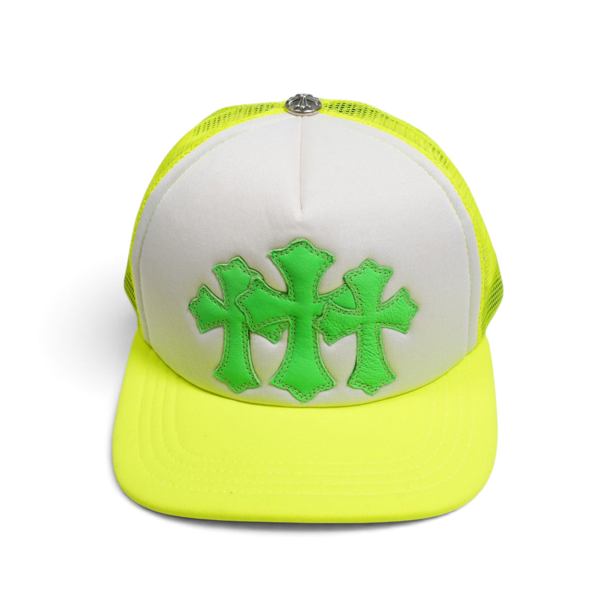3クロスパッチ 【トラッカーキャップ/TRUCKER CAP】【イエロー×ホワイト】 SIZE:ONE