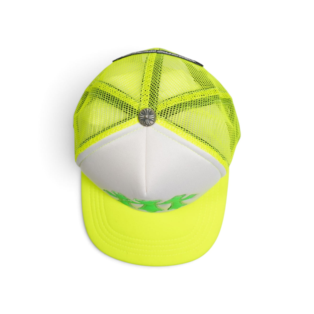 3クロスパッチ 【トラッカーキャップ/TRUCKER CAP】【イエロー×ホワイト】 SIZE:ONE