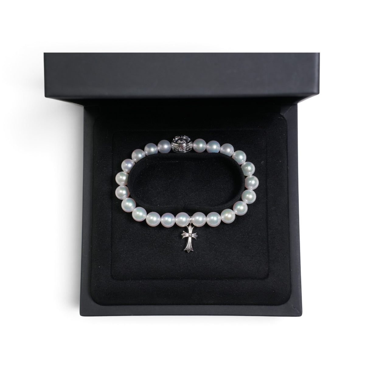 18KWG×ミキモト ベイビーファットクロスパール MIKIMOTO PEARL BABY FAT CROSS 【ホワイトゴールド