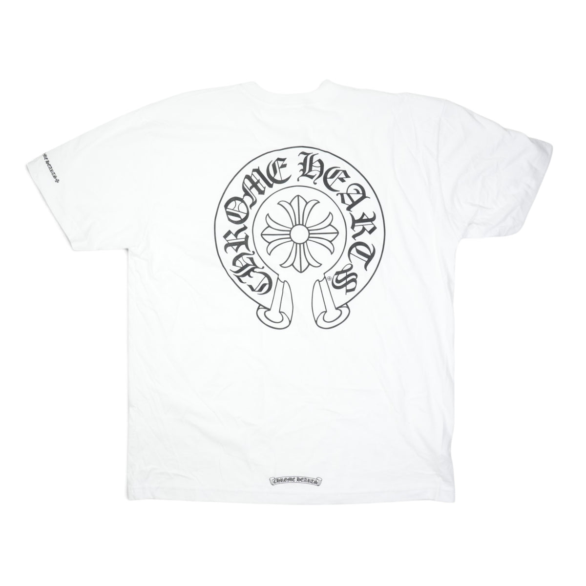 ホースシューバックプリント 【Tシャツ】【ホワイト】【新品】 SIZE:XL
