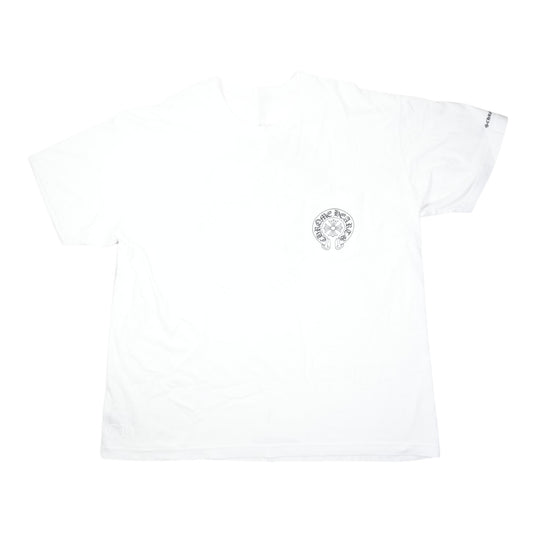 ホースシューバックプリント 【Tシャツ】【ホワイト】【新品】 SIZE:XXL