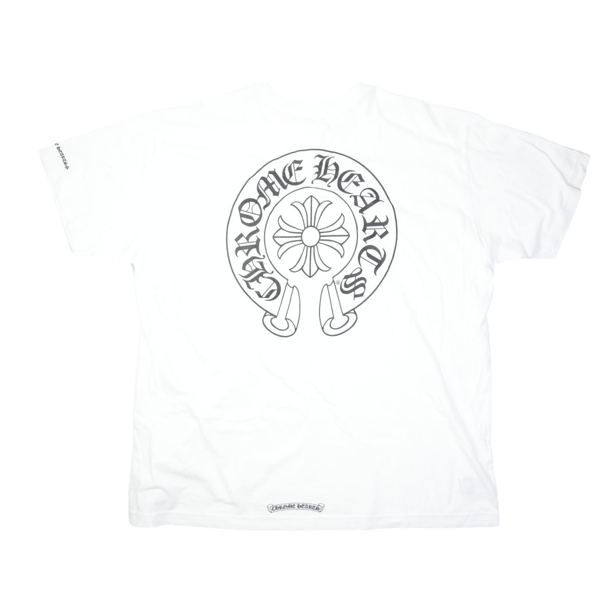 ホースシューバックプリント 【Tシャツ】【ホワイト】【新品】 SIZE:XXL