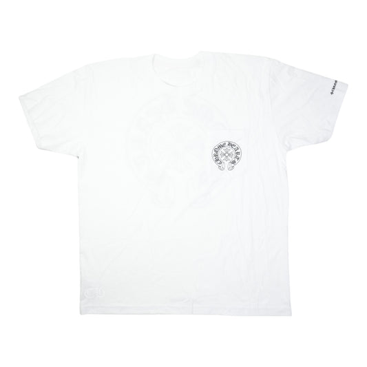 ホースシューバックプリント 【Tシャツ】【ホワイト】【新品】 SIZE:XL