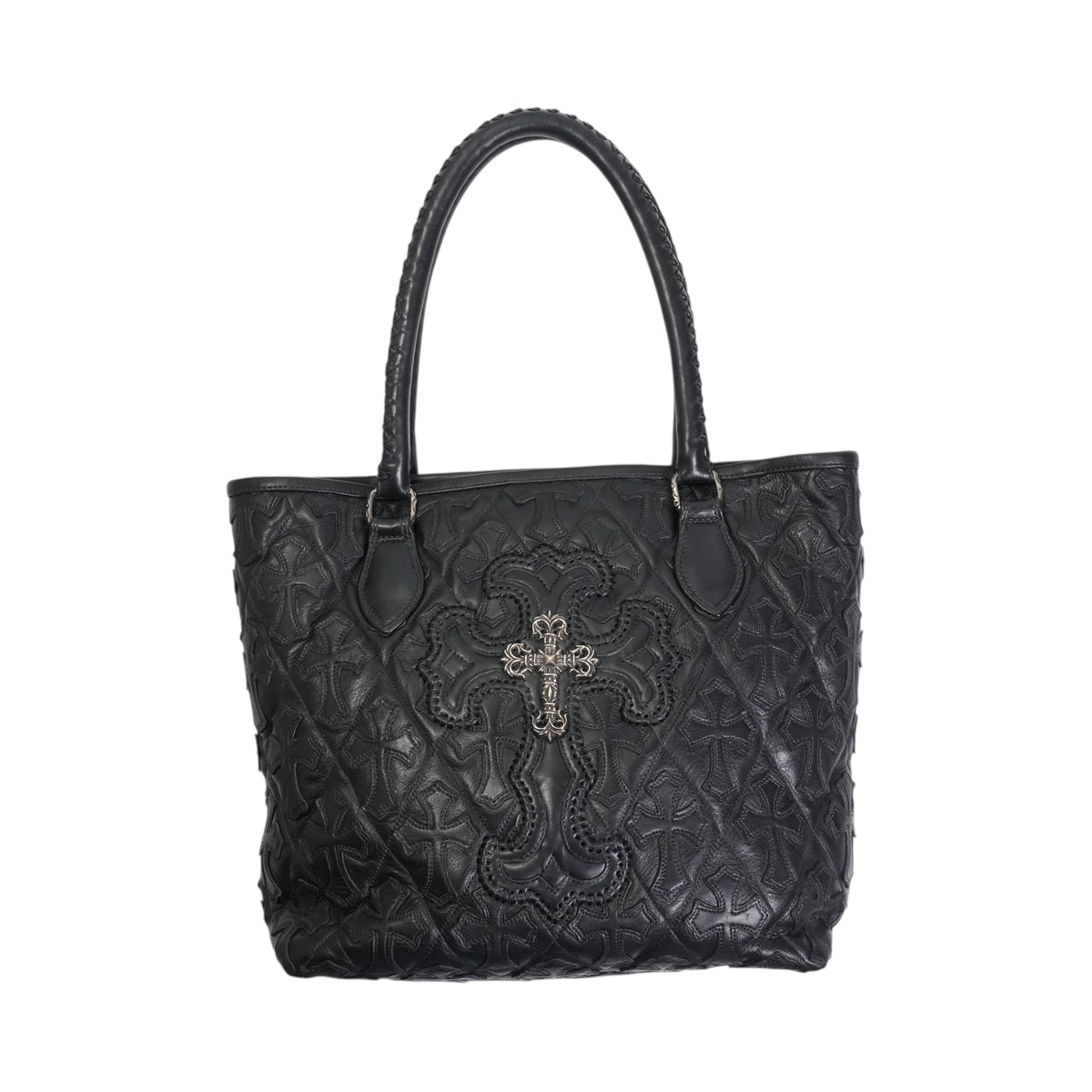 フィリグリークロスパッチ付き キルティングFSトート FILIGREE CROSS PATCH FS TOTE【レザートートバッグ】