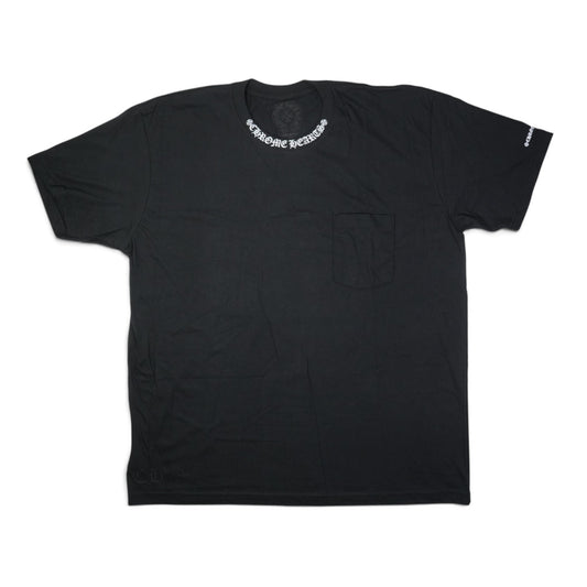 ネックロゴプリント 【Tシャツ】【ブラック】【新品】SIZE:XXL