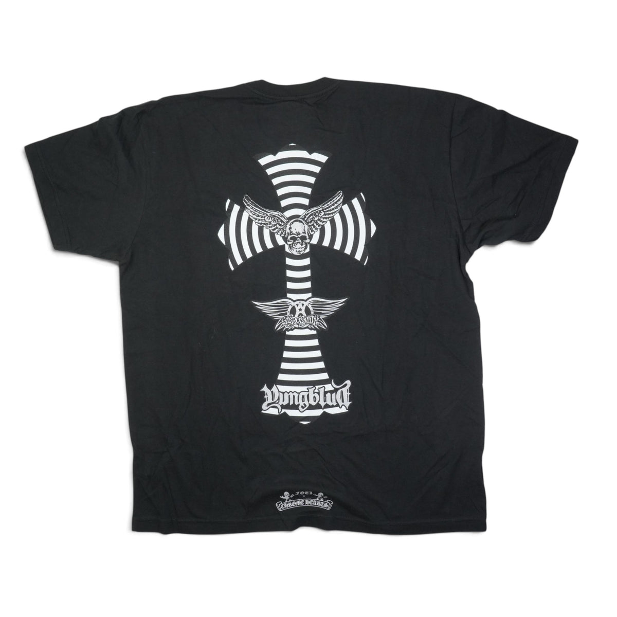 エアロスミス ヤングブラッド FOTI 【バックプリントTシャツ】【ブラック】【新品】SIZE:XL