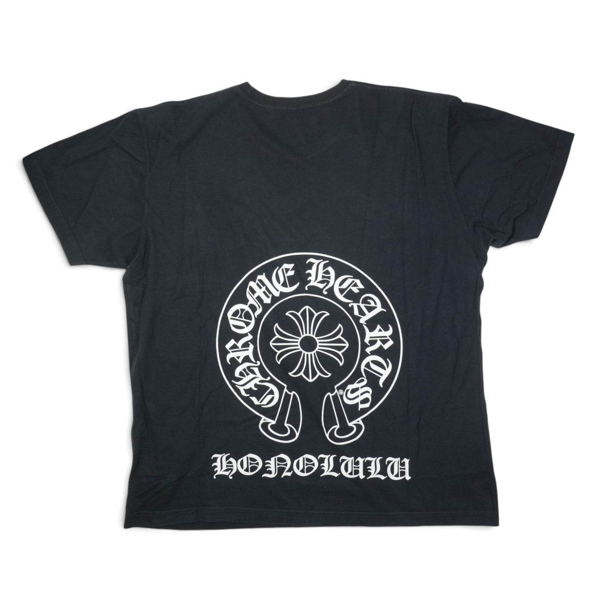 ホノルル限定ホースシューバックプリント 【Tシャツ】【ブラック】 SIZE:XL