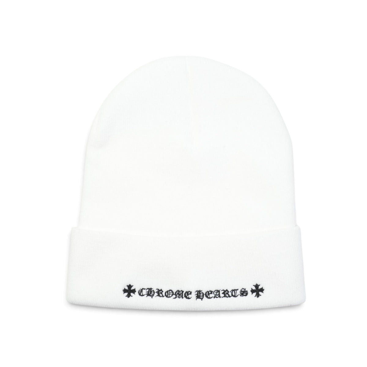 CH刺繍 【ニット帽/ビーニー/WATCH CAP】【ホワイト】【新品】 SIZE:ONE