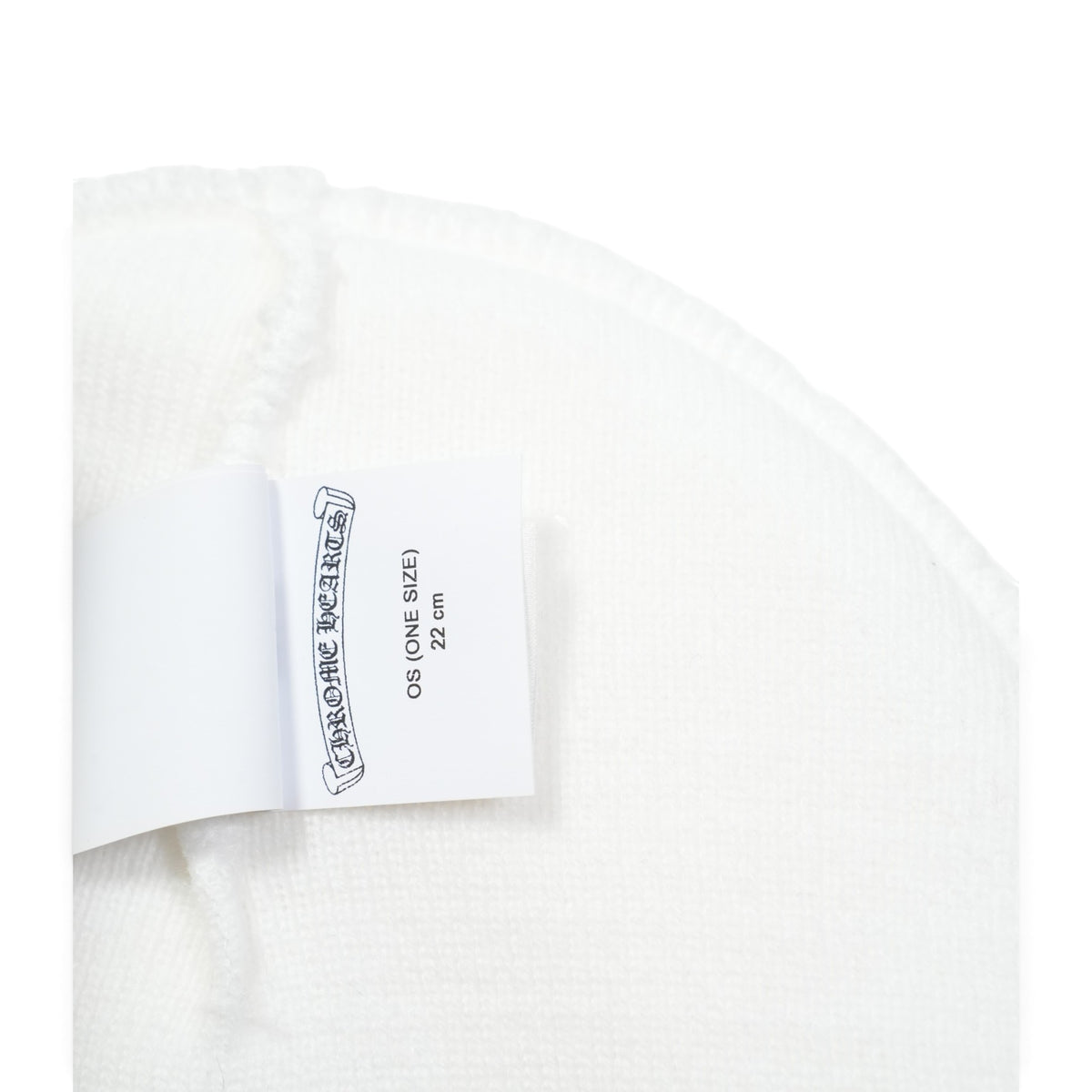 CH刺繍 【ニット帽/ビーニー/WATCH CAP】【ホワイト】【新品】 SIZE:ONE