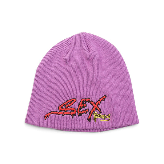 ×アンチプロモ セックスレコード ANTI PROMO SEX RECORDS 【ビーニー】【パープル】【新品】SIZE:one