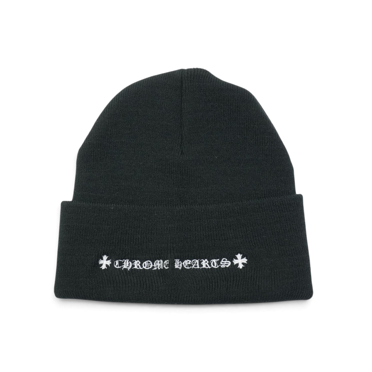 CH刺繍 【ニット帽/ビーニー/WATCH CAP】【ブラック】【新品】 SIZE:ONE
