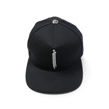 RS3刺繍 【ベースボールキャップ/BASEBALL CAP】【ブラック×ホワイト】【新品】 SIZE:ONE