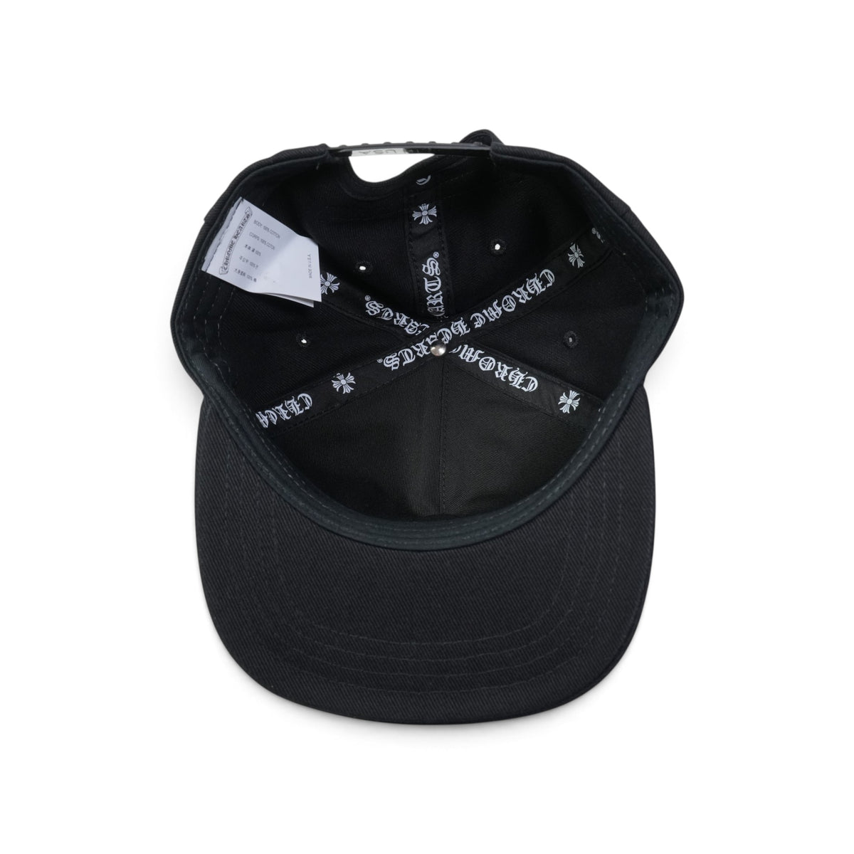 RS3刺繍 【ベースボールキャップ/BASEBALL CAP】【ブラック×ホワイト】【新品】 SIZE:ONE