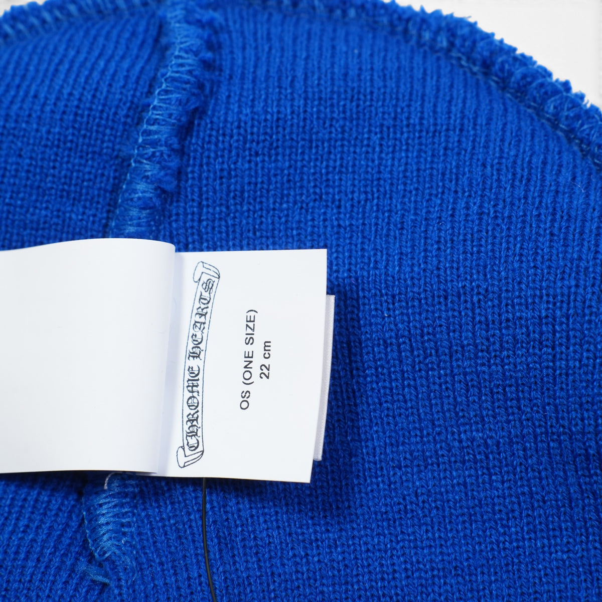 CH刺繍 【ニット帽/ビーニー/WATCH CAP】【ブルー】【新品】 SIZE:ONE