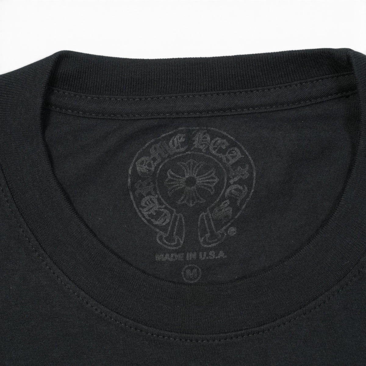 袖フローラルホースシューバックプリント 【カットソー】【ブラック】【新品】 SIZE:M