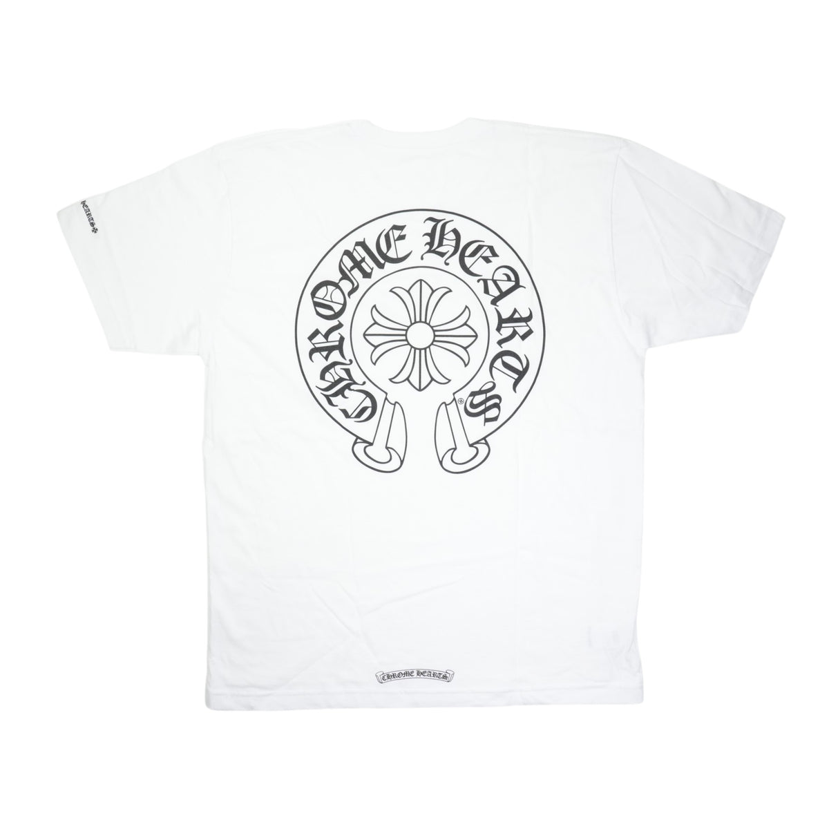 ホースシューバックプリント 【Tシャツ】【ホワイト】【新品】 SIZE:L