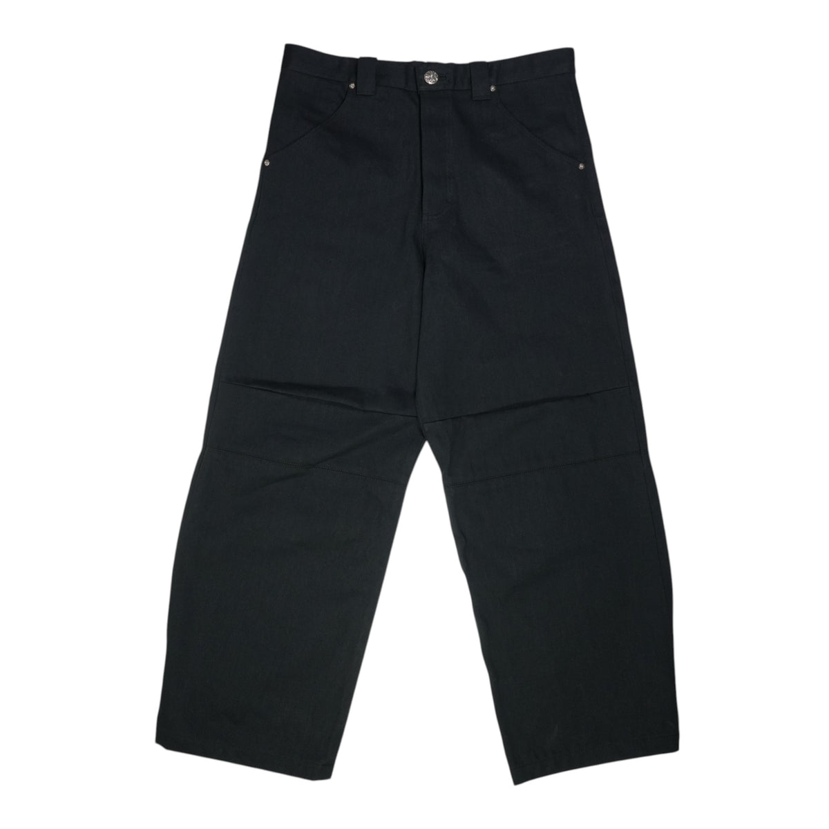 STREET SWEEPER ストリートスイーパー クロスボタン【デニムパンツ】【ブラック】【新品】SIZE:34