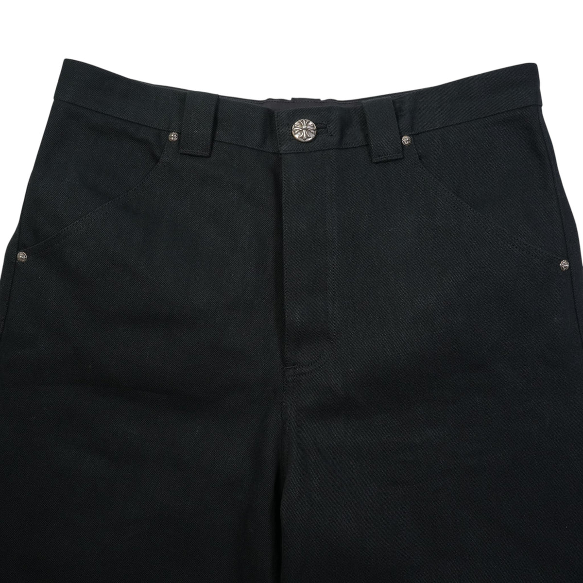 STREET SWEEPER ストリートスイーパー クロスボタン【デニムパンツ】【ブラック】【新品】SIZE:34