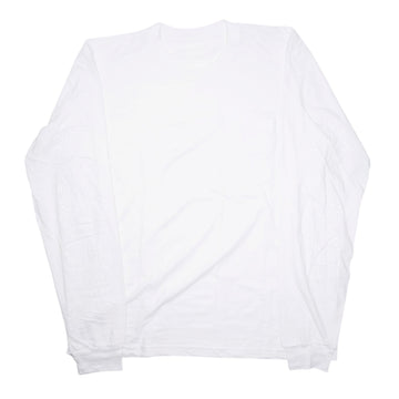 英字袖フローラルプリント 【カットソー】【ホワイト】【新品】 SIZE:XXL