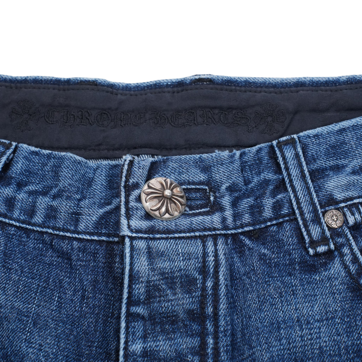クロスパッチ付き JEAN STRTLG FBRC 【デニムパンツ】【インディゴ】 SIZE:36