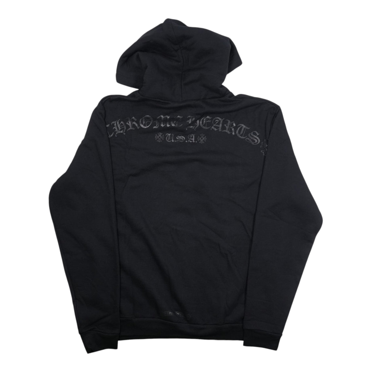 オンライン限定袖フローラルアーチロゴバックプリント 【パーカー】【ブラック】【新品】 SIZE:M