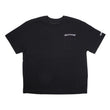 スクロールラベルバックプリント 【Tシャツ】【ブラック×シルバー】【新品】 SIZE:XL