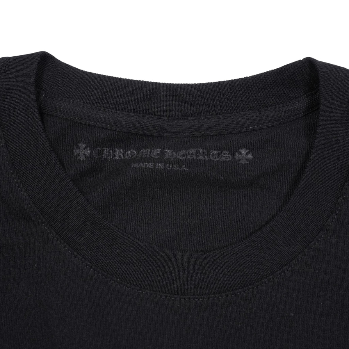 スクロールラベルバックプリント 【Tシャツ】【ブラック×シルバー】【新品】 SIZE:XL