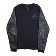 Y NOTレザーパッチ 【スウェット】【ブラック】 SIZE:L