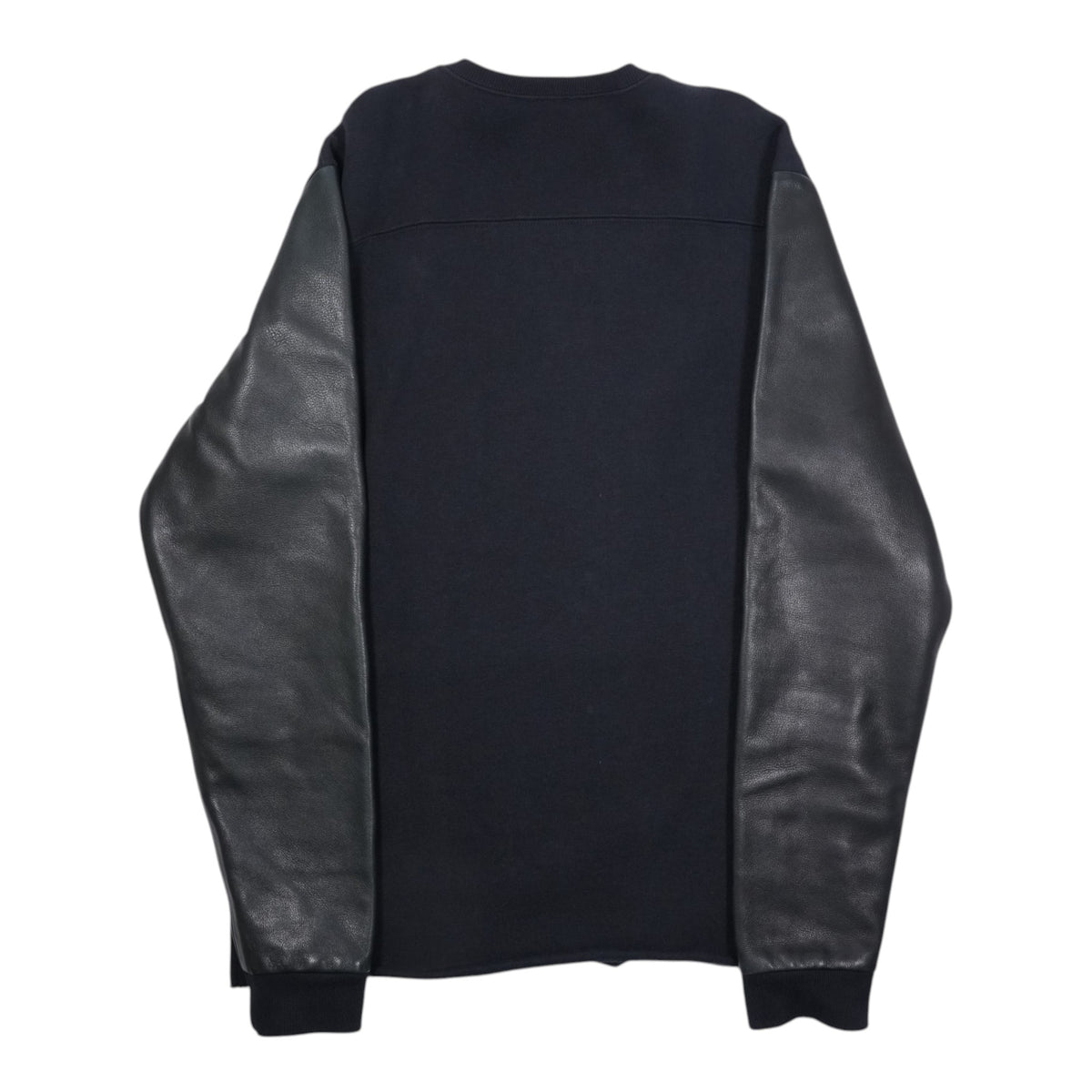 Y NOTレザーパッチ 【スウェット】【ブラック】 SIZE:L