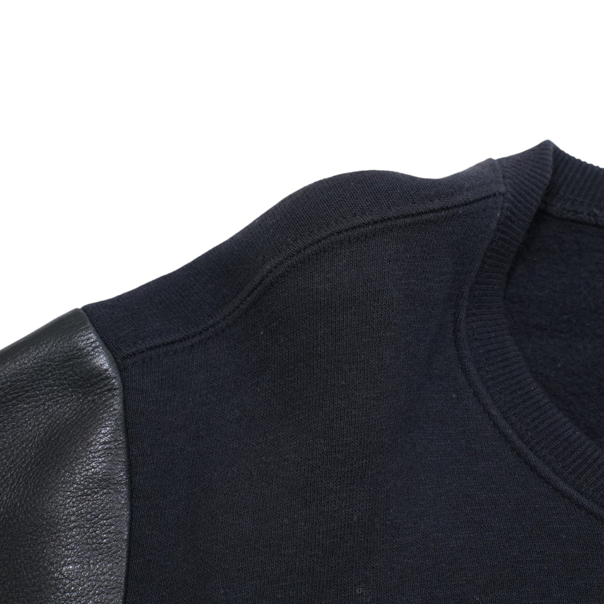 Y NOTレザーパッチ 【スウェット】【ブラック】 SIZE:L