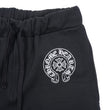 英字サイドプリント 【スウェットパンツ】【ブラック×ホワイト】 SIZE:M