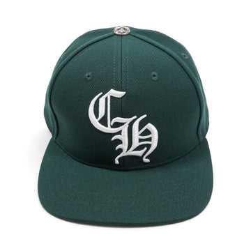 CH刺繍 【ベースボールキャップ/BASEBALL CAP】【グリーン】【新品】 SIZE:ONE