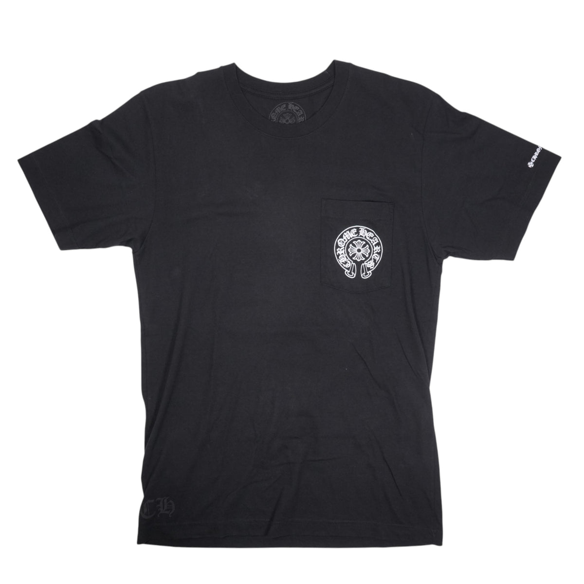 ホースシュープリント 【Tシャツ】【ブラック】 SIZE:M