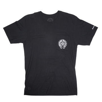 ホースシュープリント 【Tシャツ】【ブラック】 SIZE:M