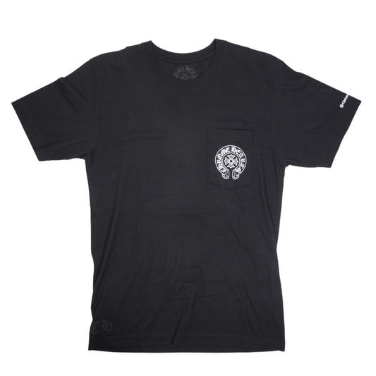 ホースシュープリント 【Tシャツ】【ブラック】 SIZE:M