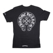 ホースシュープリント 【Tシャツ】【ブラック】 SIZE:M