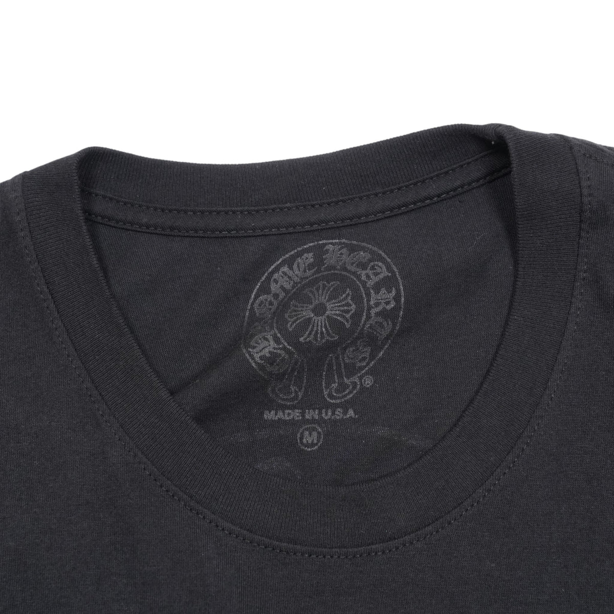 ホースシュープリント 【Tシャツ】【ブラック】 SIZE:M
