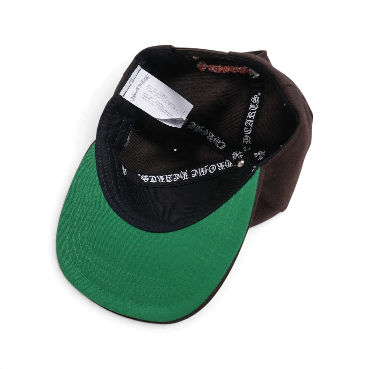 CH刺繍 【ベースボールキャップ/BASEBALL CAP】【ブラウン】 SIZE:ONE