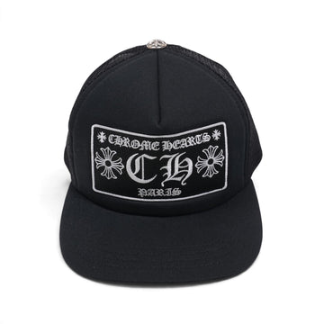 パリ限定 CHパッチ 【トラッカーキャップ/TRUCKER CAP】【ブラック】 SIZE:ONE