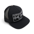 パリ限定 CHパッチ 【トラッカーキャップ/TRUCKER CAP】【ブラック】 SIZE:ONE