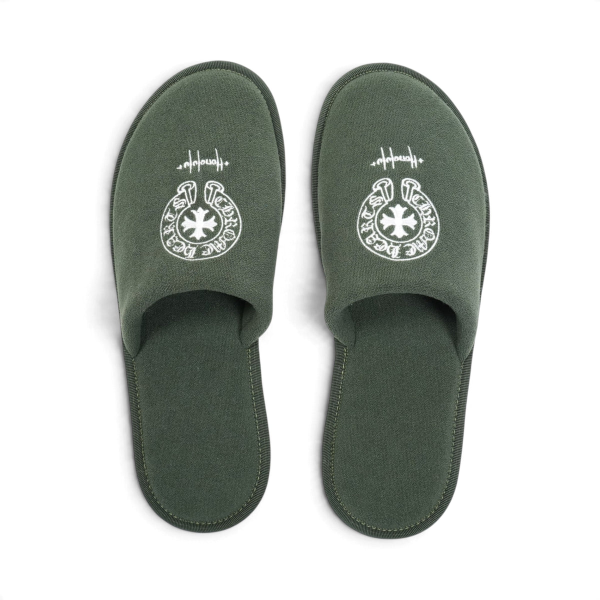ホノルル限定ホースシューホテルスリッパ HOTEL SLIPPER HONOLULU SIZE:L【サンダル】【カーキ】