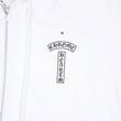 Tバー/アーチロゴバックプリント 【ジップパーカー】【ホワイト】【新品】SIZE: M