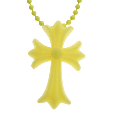 ラバースモールCHクロス RUBBER SML CH CROSS 【シリコンネックレストップ ペンダント】イエロー