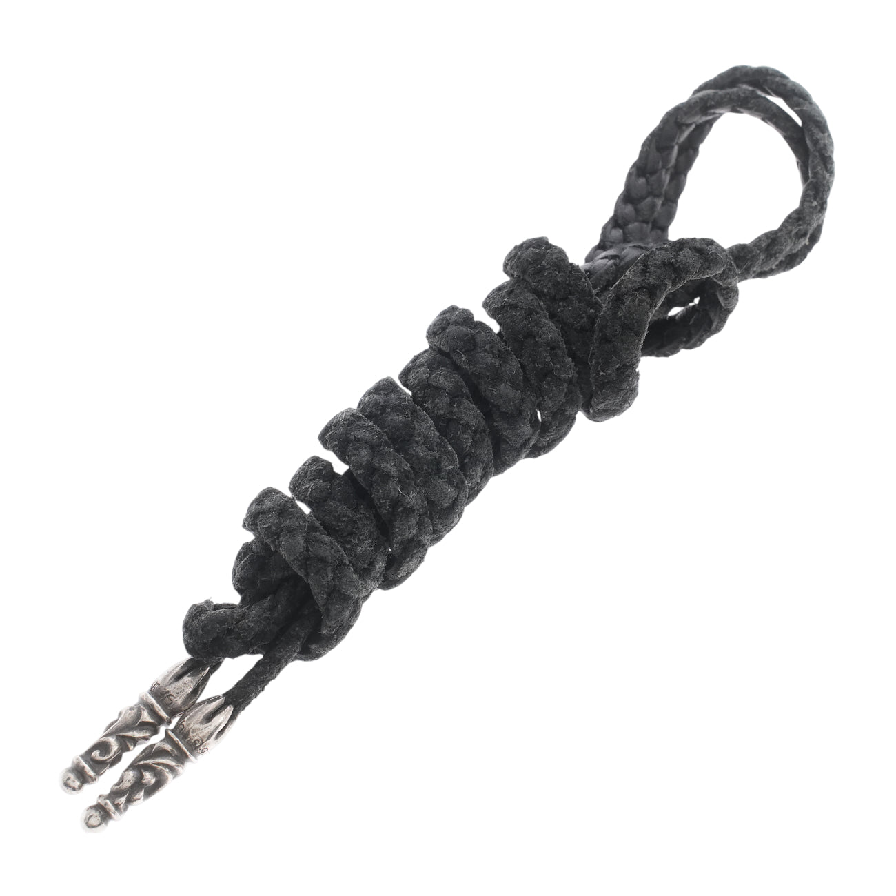 レザーブレイド スクロールチップ SC LEATHER BRAID  【レザーネックレス】