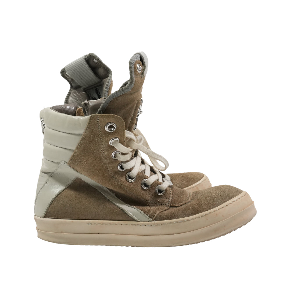 リックオウエンス ジオバスケット RICK OWENS GEO BASKET SIZE:EU39 【シルバー スニーカー】