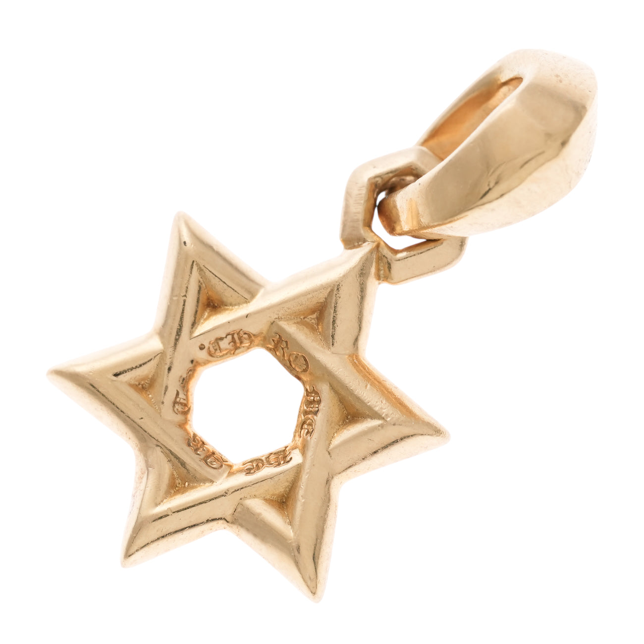 22K スターオブダビデ STAR OF DAVID 【ゴールドネックレストップ チャーム】