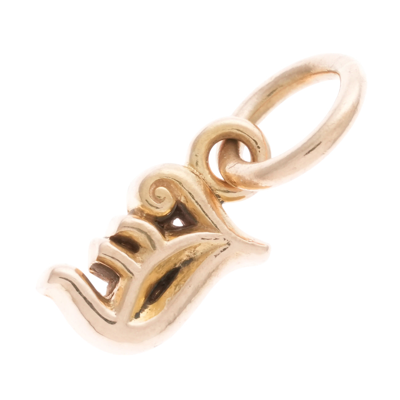 22K イニシャルスタック 【J】ALPHABET STACK 【ゴールドネックレストップ チャーム】